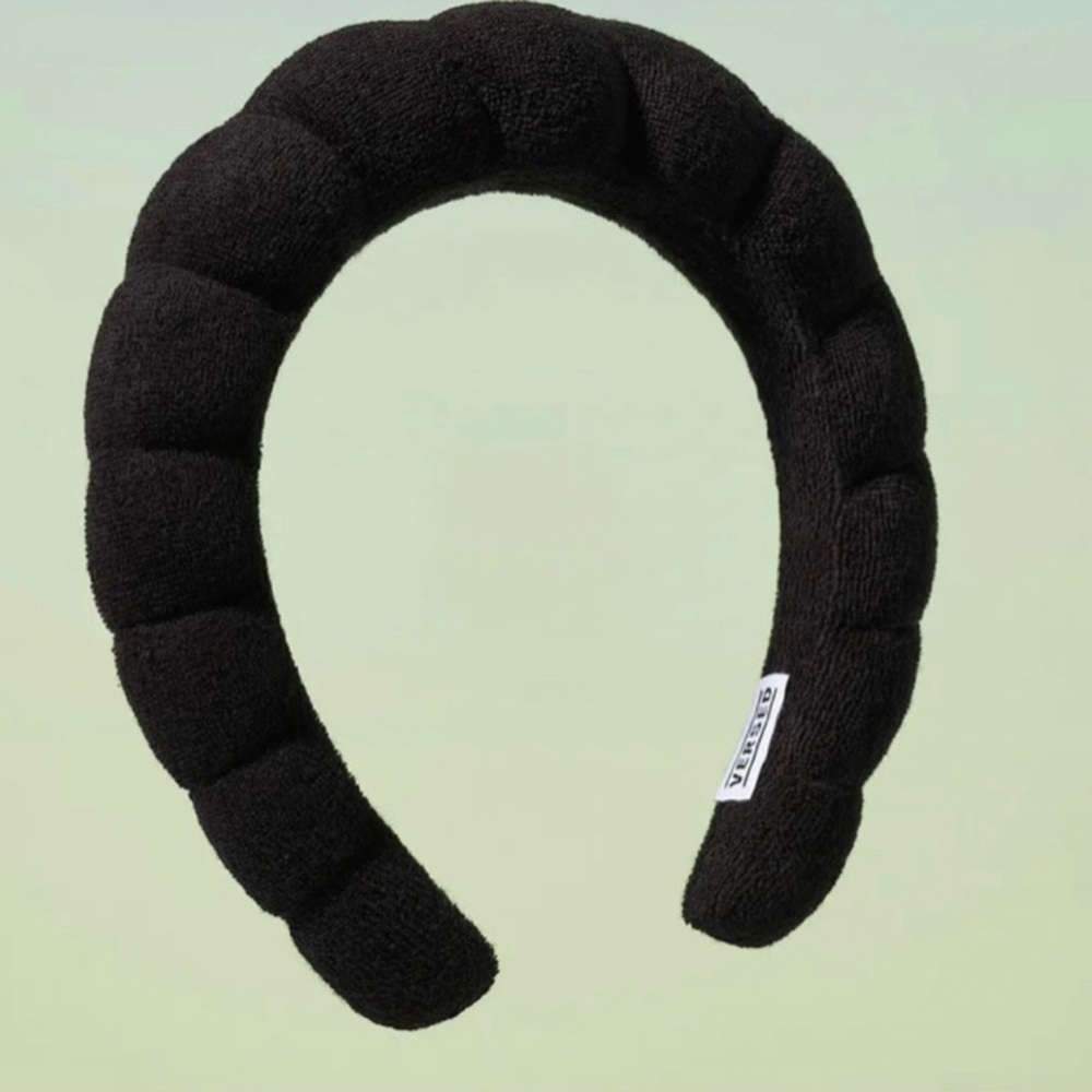 NWT Authentic Versed Black Good Hair Day Headband